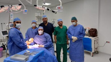 استئصال "إصبع زائد" لطفلة عمرها عامين ونصف بمستشفى الخانكة التخصصي (صور)