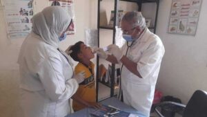 الكشف على 1030 مواطن مجانا خلال القافلة الطبية المجانية بكفر شكر  