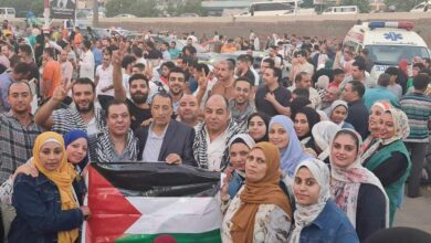بمشاركة هيئة الشبان .. مسيرة لدعم الشعب الفلسطيني بمشاركة هيئة الشبان .. مسيرة لدعم الشعب الفلسطيني