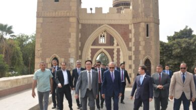 محافظ القليوبيه وسفير كازاخستان يتفقدان عدد من المعالم السياحية 