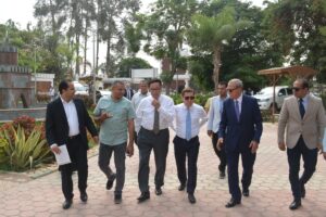 محافظ القليوبيه وسفير كازاخستان يتفقدان عدد من المعالم السياحية