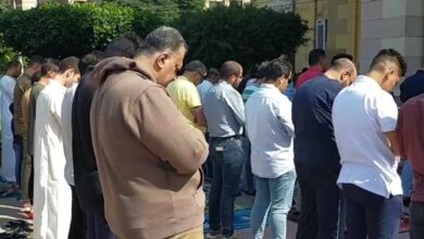 الآلاف يؤدون صلاة الغائب على أرواح الشهداء في فلسطين بالقليوبية (صور) الآلاف يؤدون صلاة الغائب على أرواح الشهداء في فلسطين بالقليوبية (صور)