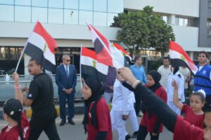 محافظ القليوبية يشارك في مسيرة البرنامج القومي  «ريحانة» لتمكين وزيادة وعي الفتيات 