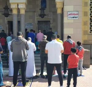 الآلاف يؤدون صلاة الغائب على أرواح الشهداء في فلسطين بالقليوبية (صور)