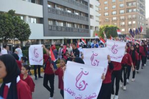 محافظ القليوبية يشارك في مسيرة البرنامج القومي  «ريحانة» لتمكين وزيادة وعي الفتيات 