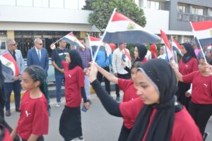 محافظ القليوبية يشارك في مسيرة البرنامج القومي  «ريحانة» لتمكين وزيادة وعي الفتيات 