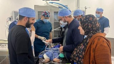 إنقاذ حياة طفل ابتلع قطع فول سوداني داخل القصبة الهوائية بمستشفى بنها الجامعي