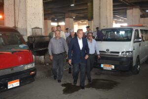 محافظ القليوبية يتابع انتظام سير العمل بمواقف السيارات ومحطات الوقود 