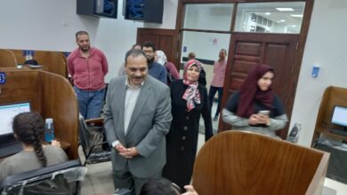 نائب رئيس جامعة بنها يتفقد عدد من المراكز والوحدات التعليمية 
