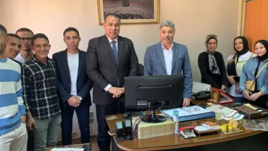 زياره ميدانية لطلاب كلية الإعلام للتعرف على أنشطة العلاقات العامة بالمقاولون العرب