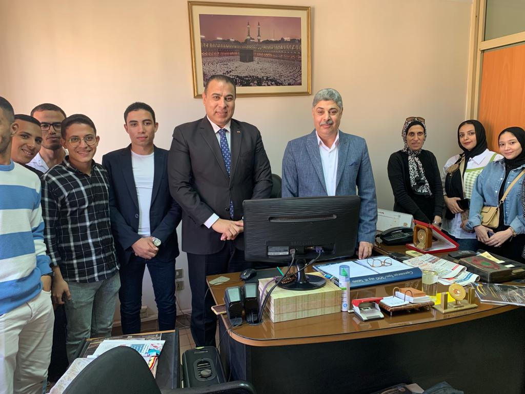 زياره ميدانية لطلاب كلية الإعلام للتعرف على أنشطة العلاقات العامة بالمقاولون العرب