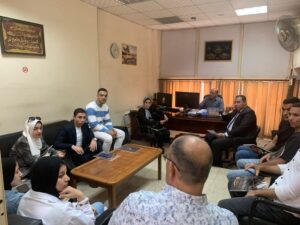 زياره ميدانية لطلاب كلية الإعلام للتعرف على أنشطة العلاقات العامة بالمقاولون العرب