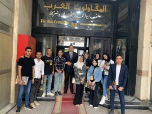 زياره ميدانية لطلاب كلية الإعلام للتعرف على أنشطة العلاقات العامة بالمقاولون العرب