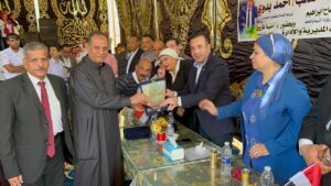 بدوى يكرم المتفوقين بمدرسة ترسا للتعليم الأساسي في قها بالقليوبية