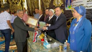 بدوى يكرم المتفوقين بمدرسة ترسا للتعليم الأساسي في قها بالقليوبية