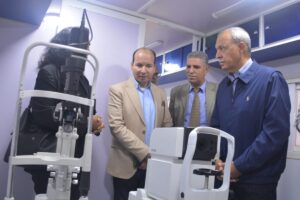 محافظ القليوبية يدشن القافلة الطبية المتحركة لمؤسسة راعي مصر للتنمية