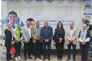محافظ القليوبية يدشن القافلة الطبية المتحركة لمؤسسة راعي مصر للتنمية