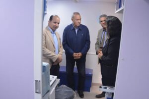 محافظ القليوبية يدشن القافلة الطبية المتحركة لمؤسسة راعي مصر للتنمية