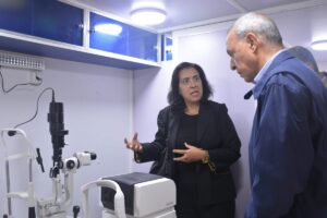 محافظ القليوبية يدشن القافلة الطبية المتحركة لمؤسسة راعي مصر للتنمية