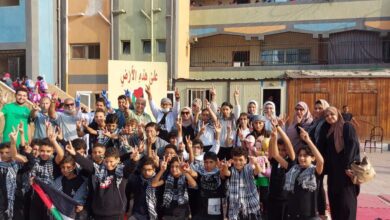 شبان بنها تنظم إذاعة مدرسية عن فلسطين شبان بنها تنظم إذاعة مدرسية عن فلسطين