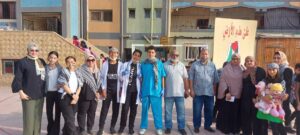 شبان بنها تنظم إذاعة مدرسية عن فلسطين