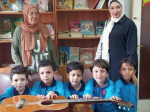 شاهدوا حملة ساعة لغزة.. براعم شبان بنها فى زيارة للهلال الأحمر