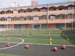 شبان بنها تنظم يوم رياضي حول  اساسيات كره السله