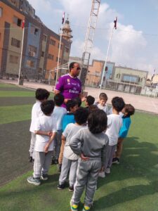 شبان بنها تنظم يوم رياضي حول  اساسيات كره السله