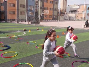 شبان بنها تنظم يوم رياضي حول  اساسيات كره السله