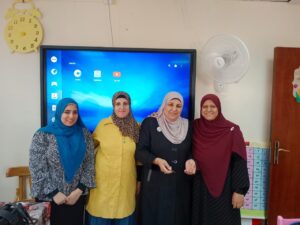 موجه رياض الأطفال بتعليم القليوببة  تتفقد براعم شبان بنها