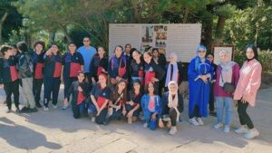 طلاب شبان بنها في زيارة لقصر محمد علي 