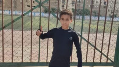 عمر كريم  ابن الشبان بطلا علي مستوي القليوبية