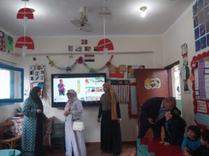 مدير التعليم الخاص تتفقد براعم شبان بنها