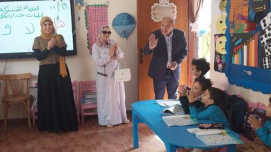 مدير التعليم الخاص تتفقد براعم شبان بنها