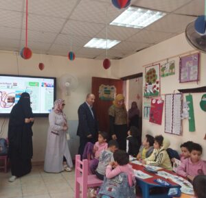 مدير التعليم الخاص تتفقد براعم شبان بنها