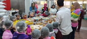 براعم شبان بنها داخل مصنع الرفاعي