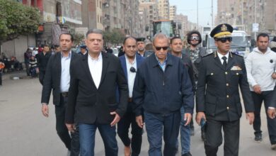 محافظ القليوبية يقود حملة مكبرة للنظافة و الإشغالات بحي غرب شبرا الخيمة
