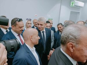وزير الاتصالات يفتتح  عدد من المشروعات التنموية بالقليوبية (صور)