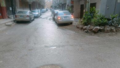 سقوط أمطار متوسطة مع شدة الرياح بالقليوبية (صور)