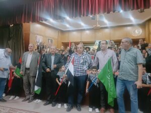 احتفالية للتضامن مع الأشقاء الفلسطنيين بشبان بنها