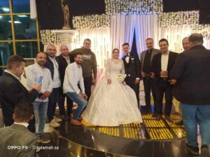 خالص التهاني والتبريكات للصحفية حنان عليوة بحفل زفافها السعيد