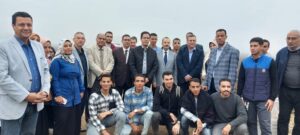 رئيس جامعة بنها يشهد بدء موسم زراعة القمح في مزارع كلية الزراعة