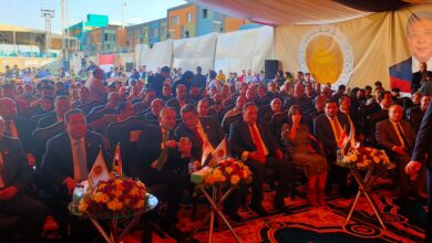 صور - موتمر جماهيري حاشد للمرشح الرئاسي حازم عمر في شبان بنها