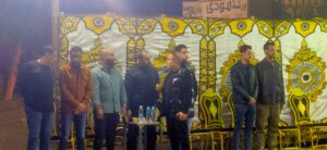 الفنان أحمد حلمي يتلقى عزاء شقيقه ببنها (صور)