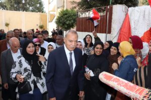 محافظ القليوبية يتفقد اللجان الانتخابيه بمدن بنها وكفر شكر وطوخ