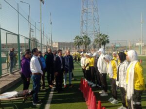 رئيس جامعة بنها يتفقد الاستراحات والمبنى الفندقي والملاعب الرياضية