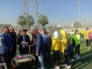 رئيس جامعة بنها يتفقد الاستراحات والمبنى الفندقي والملاعب الرياضية