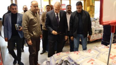 محافظ القليوبية يتفقد عدد من الهايبرات للتأكيد على توافر السلع بمدينتي الخانكة والعبور محافظ القليوبية يتفقد عدد من الهايبرات للتأكيد على توافر السلع بمدينتي الخانكة والعبور