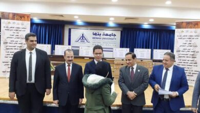 رئيس جامعة بنها يشهد احتفالية برنامج حاضنات الفائقين