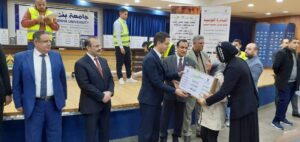 رئيس جامعة بنها يشهد احتفالية برنامج حاضنات الفائقين